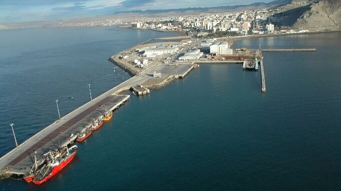 Puerto de Comodoro Rivadavia.