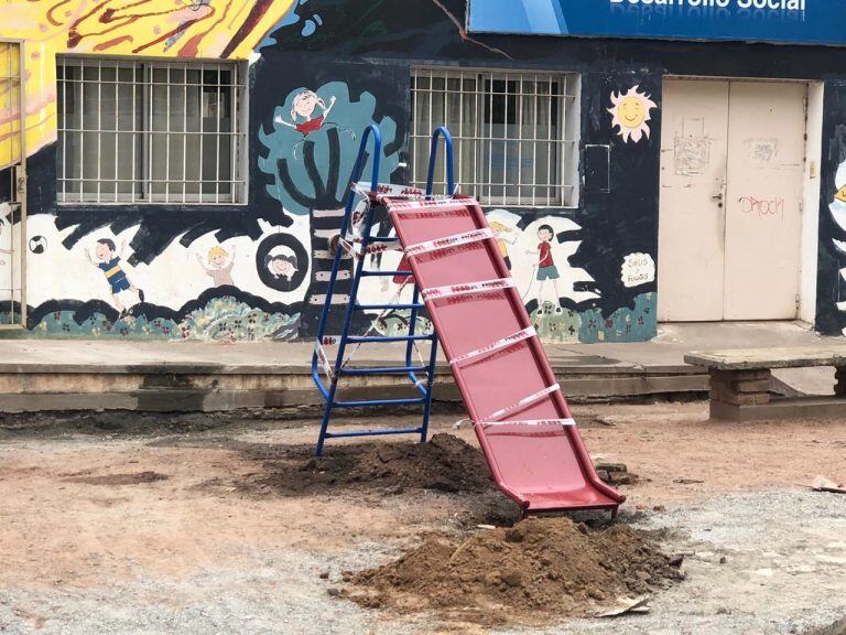 Remodelación en Plaza Alsina