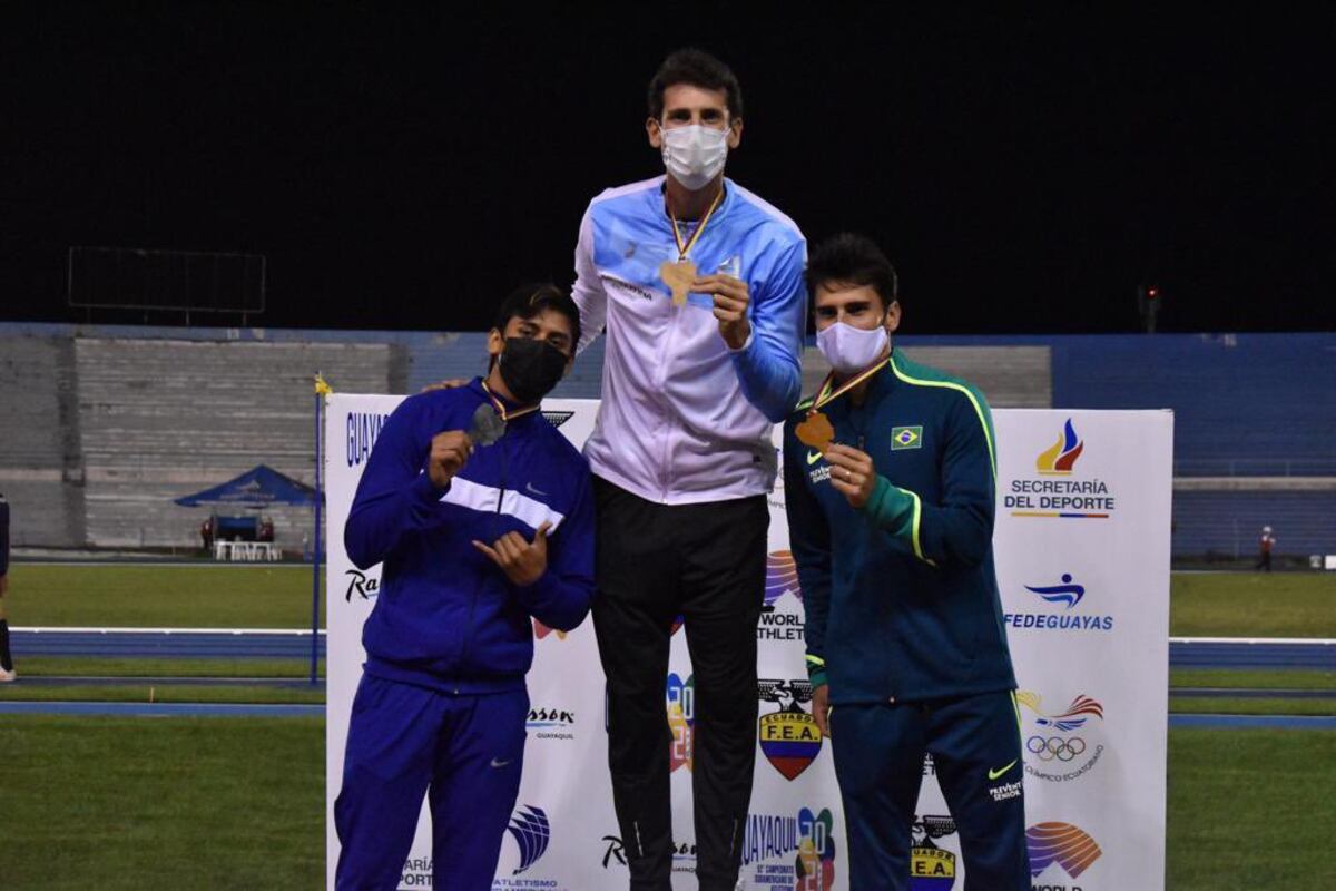 Germán Chiaraviglio se quedó con el oro en el Sudamericano de Ecuador