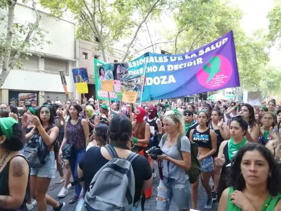 Paro internacional feminista. Fotos: MendozaPost