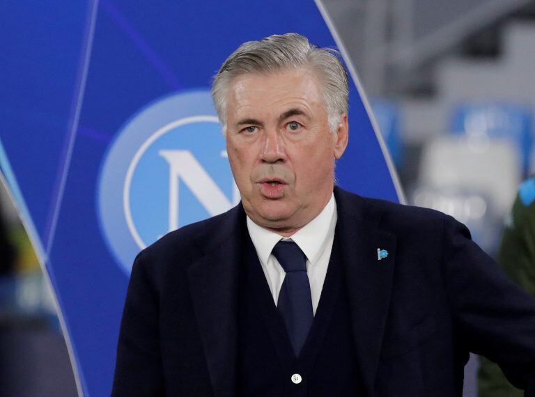 Carlo Ancelotti, el apuntado por la dirigencia de Napoli. (REUTERS)