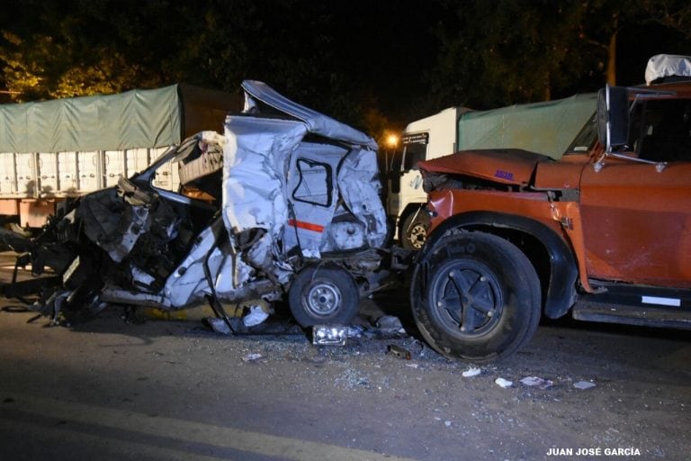 El siniestro ocurrió en la Ruta 91 a la altura de Villa La Ribera.