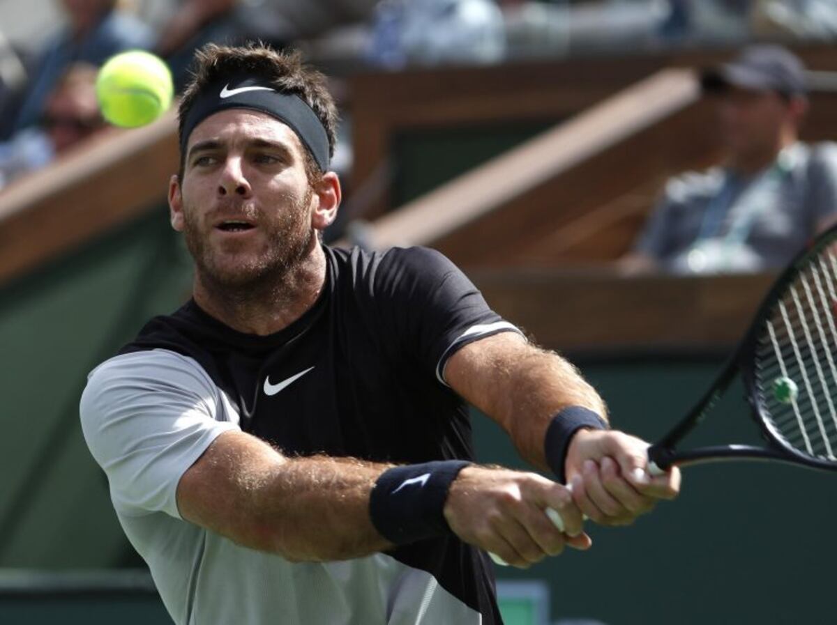 Del Potro se consagró campeón de Indian Wells al vencer en la final a Federer