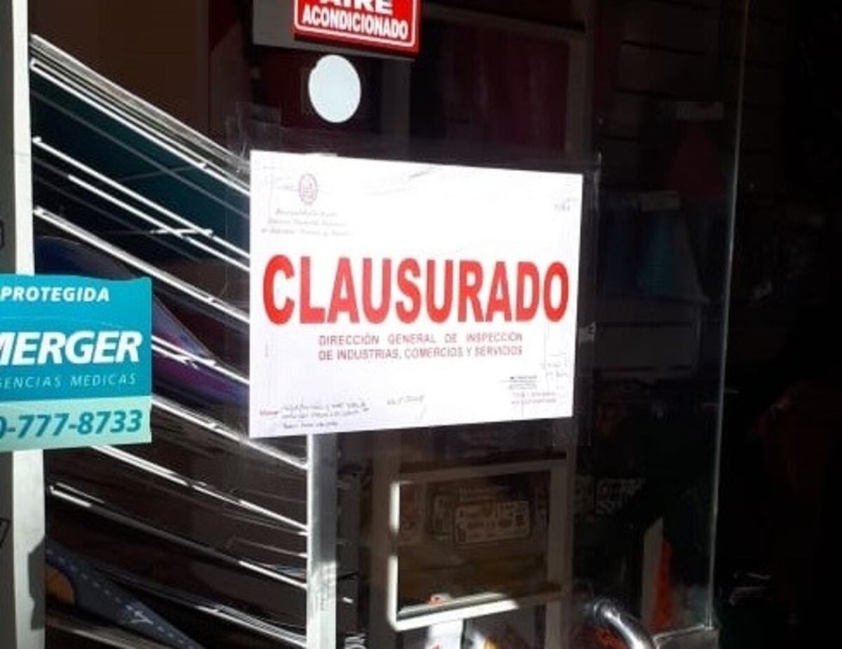 Coronavirus: cinco clausuras comerciales el fin se semana por violar protocolos