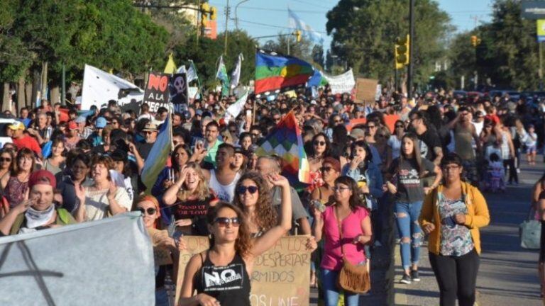 Marcha contra megaminería.