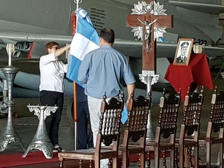 La recepción en Río Cuarto al soldado Luis Castagnari. héroe de Malvinas.