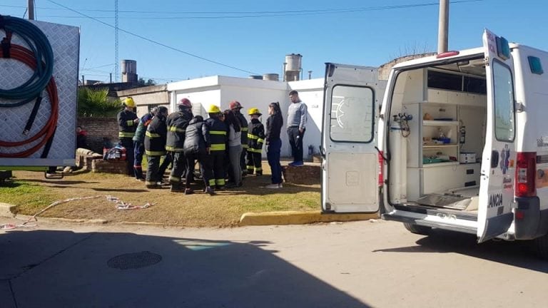 Procedimiento Bomberos y policia Arroyito