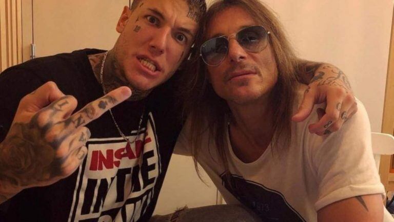 Alexander y Claudio Paul Caniggia.