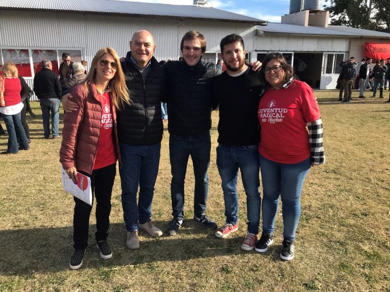 Juventud Radical puntaltense presente en Coronel Dorrego