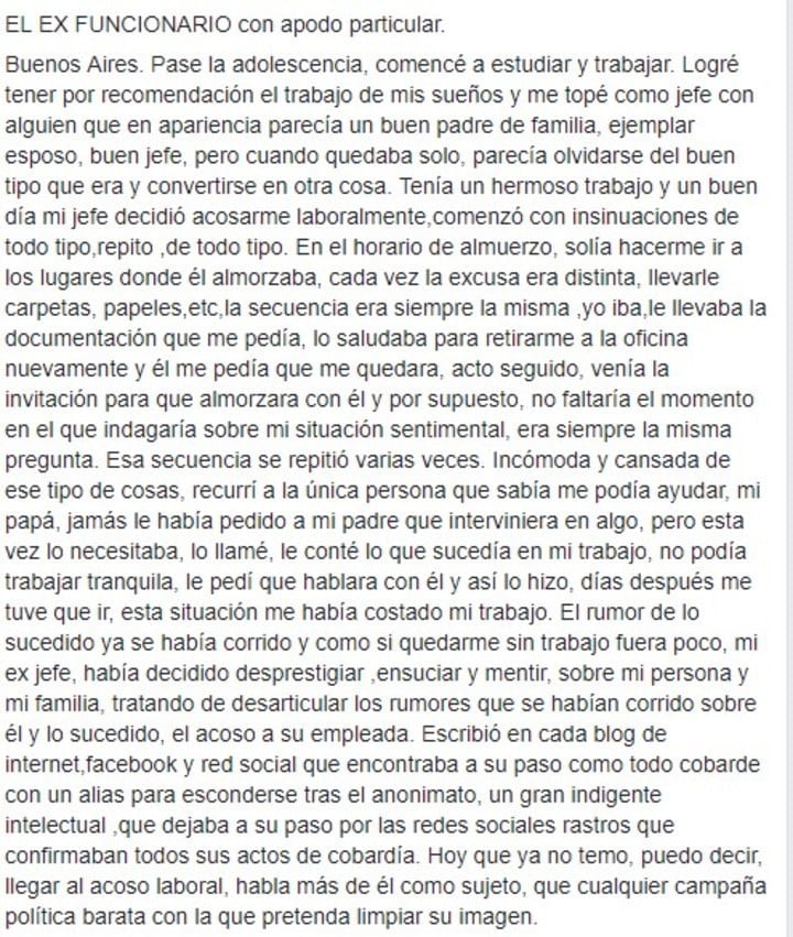 Los distintos casos de abuso que vivió Vanesa Carbone.