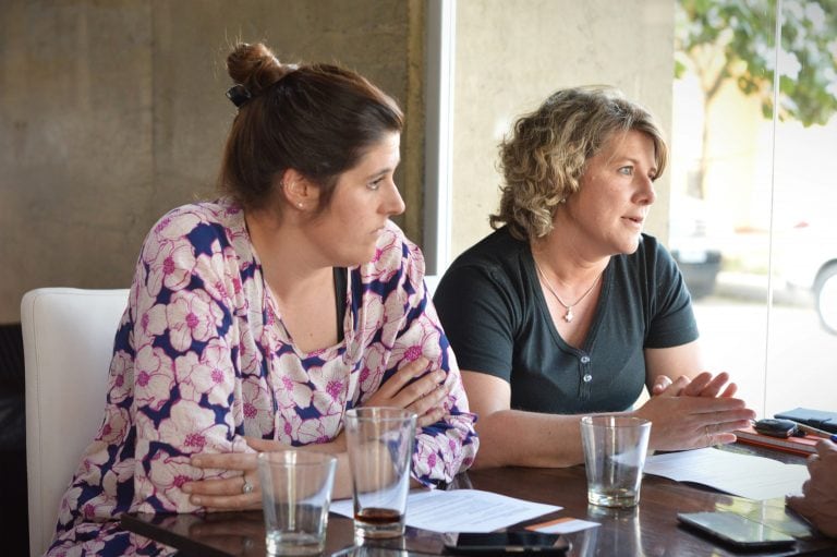 Daniela Gargantini y Mariela Ballatore integrantes de Todos Juntos Hacemos por Arroyito