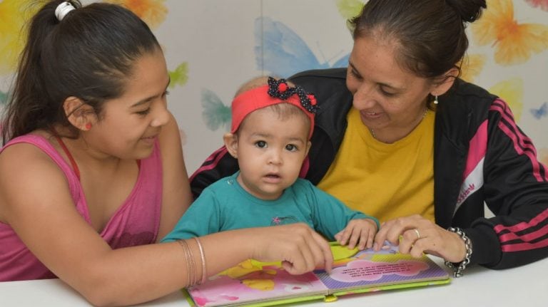 Bianca y su familia llegaron desde La Rioja por un tratamiento contra la leucemia.