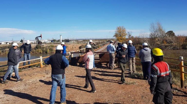 Simulacro de derrame de petróleo en el Río Colorado (Gobierno de La Pampa)