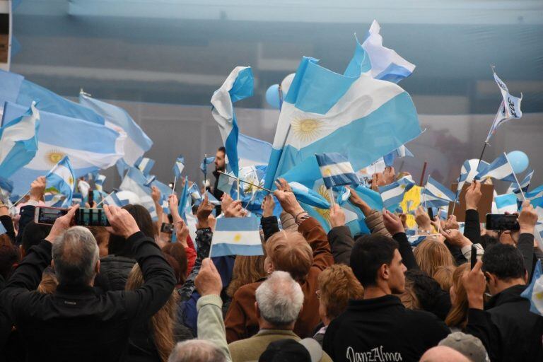 Mauricio Macri en Rafaela (Mario Liotta / Todo un palo)