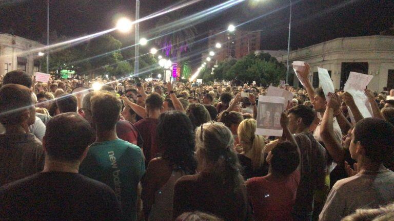 Marcha pidiendo seguridad y justicia por Gonzalo (Josefina Rico)