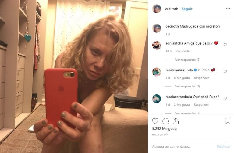 Los desnudos de Cecilia Roth (Foto: Instagram)