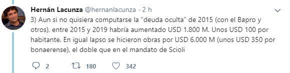 Hernán Lacunza. (Twitter)