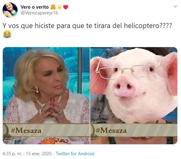 Los memes del "cordero volador" (Foto: captura Twitter)