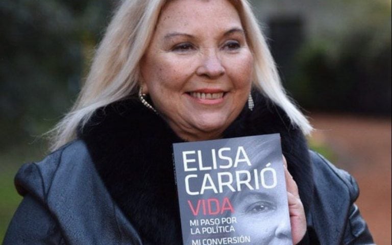 Lilita Carrió presenta su libro en su provincia natal