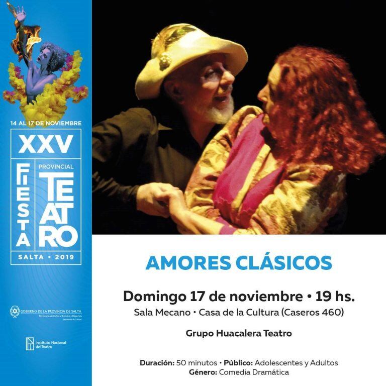 XXV Fiesta Provincial de Teatro en Salta este domingo 17 (Facebook INT Representación Provincial Salta)