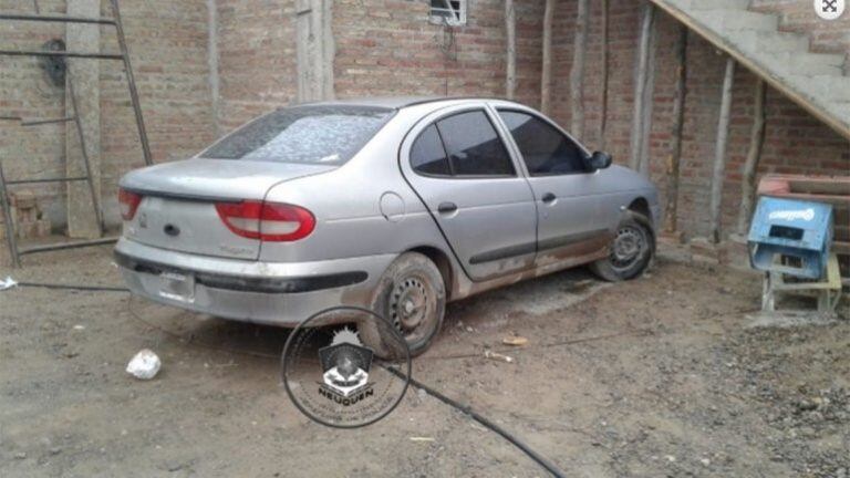 El auto se encontraba en una de las viviendas allanadas (web)