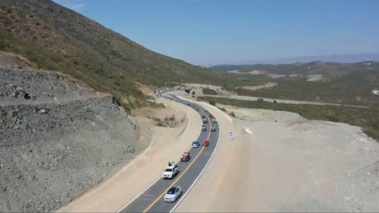 Así quedó habilitada la nueva ruta hacia las Altas Cumbres.