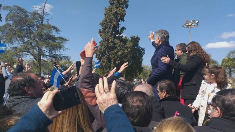 Macri en Monte Cristo - PH Ángela Alzate