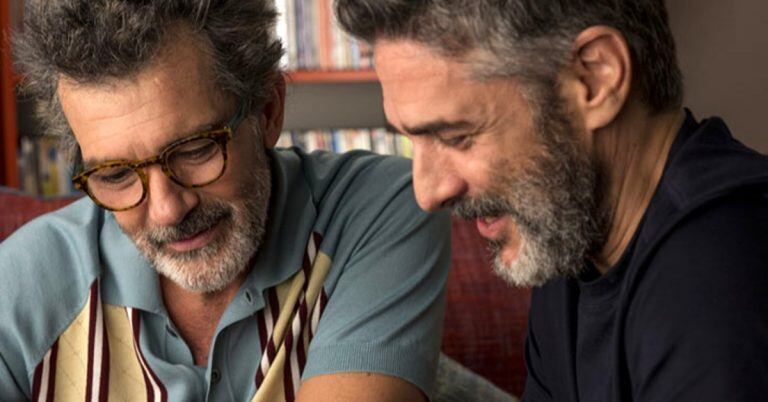 Antonio Banderas y Leo Sbaraglia, en Dolor y Gloria de Pedro Almodóvar.