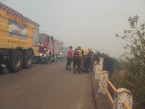 Las llamas afectan varios sectores de la cordillera de Chubut.