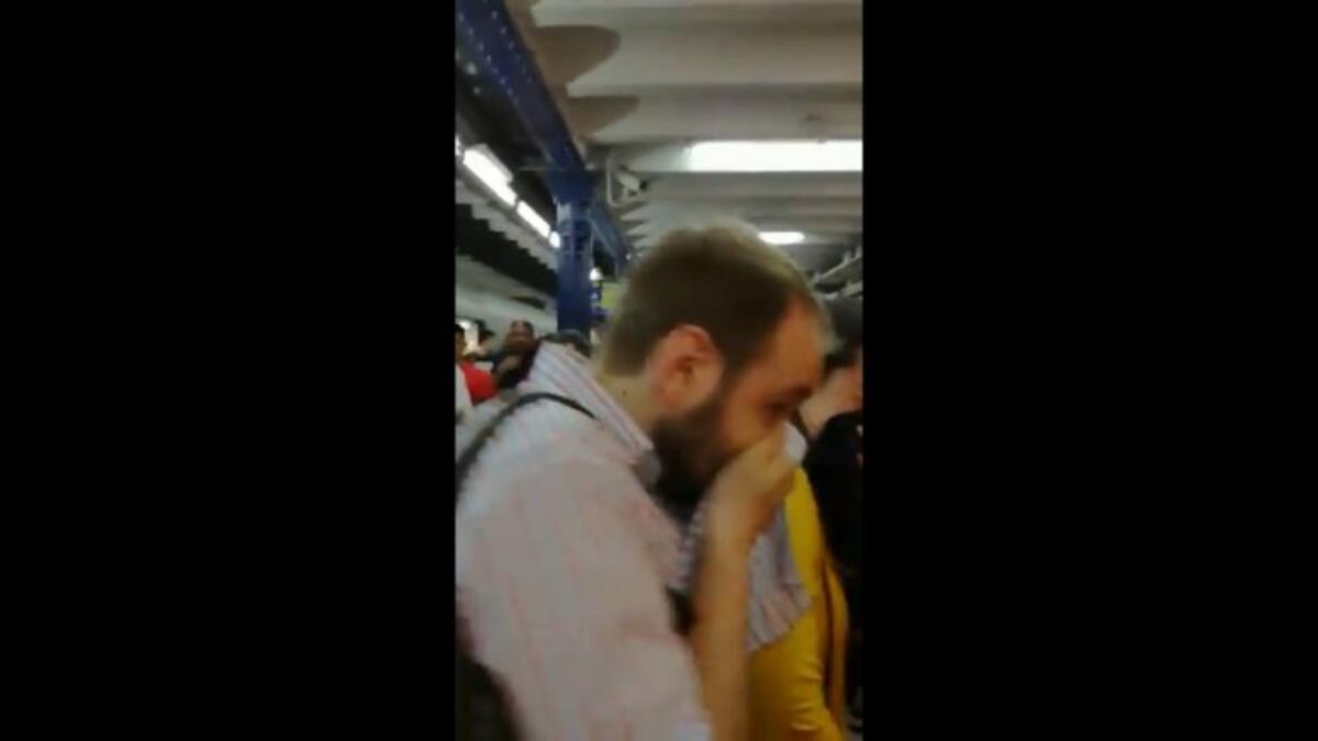 Arrojaron gas pimienta en una estación de subte