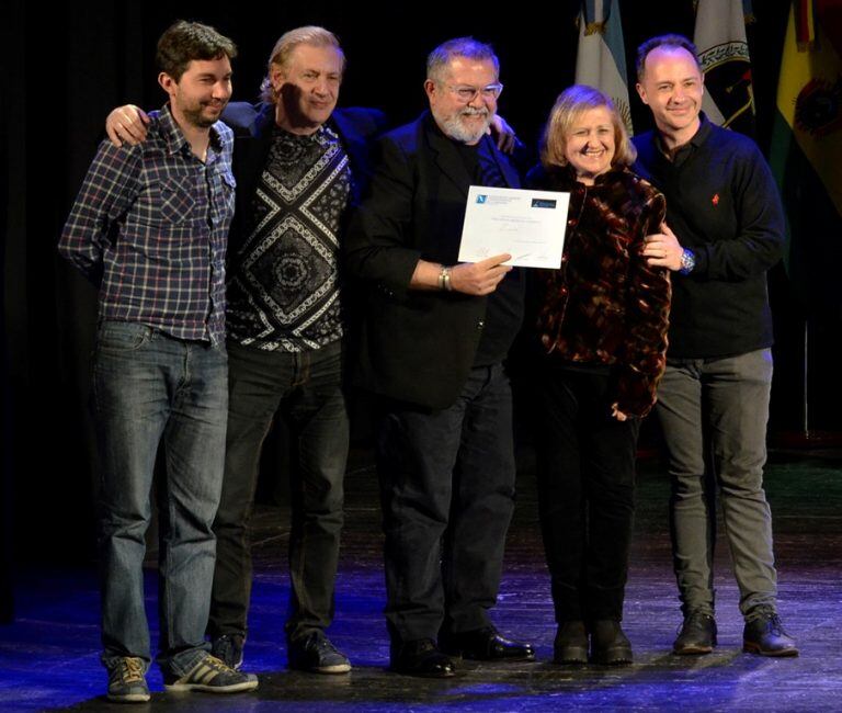 Entrega de premios en el Festival Internacional de Cine de las Alturas