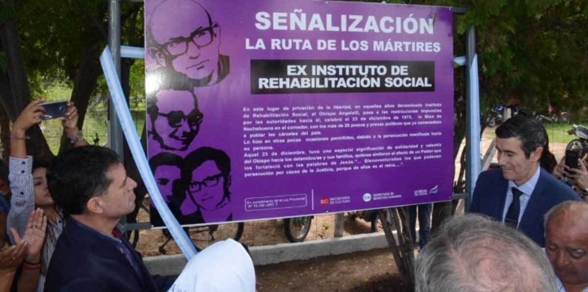 Señalizaron el Servicio Penitenciario como ruta de los mártires