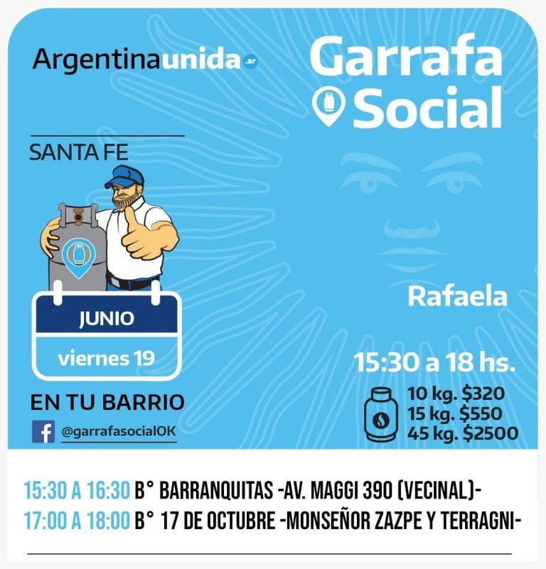 Flyer garrafa social