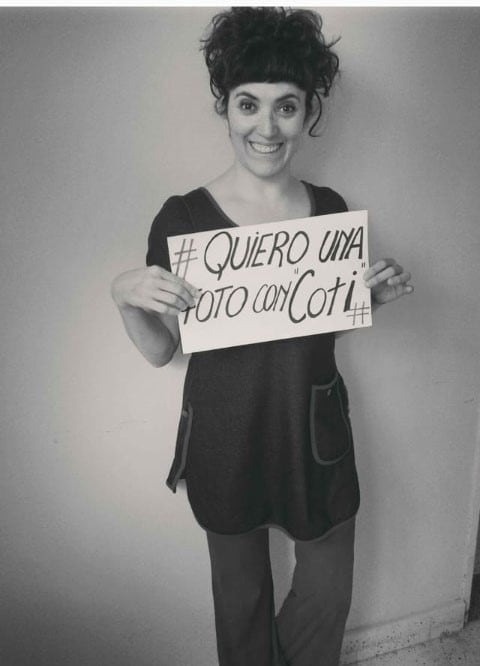 Cecilia comenzó una campaña en redes para conocer a Coti.