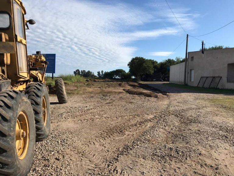 Obras en la localidad de Inriville