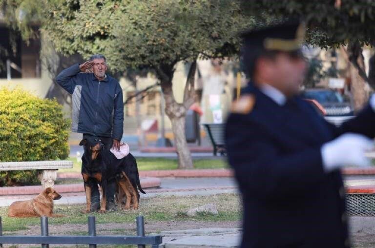 Este personaje urbano se hizo popular gracias a una foto de un lector del diario Tiempo de San Juan.