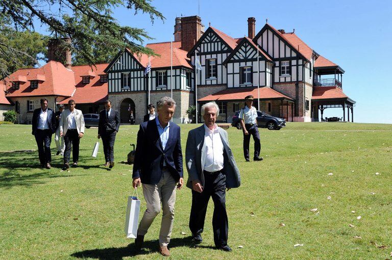 Se reunieron Establecimiento Presidencial Aaron de Anchorena, en el departamento de Colonia. (Presidencia de Uruguay)