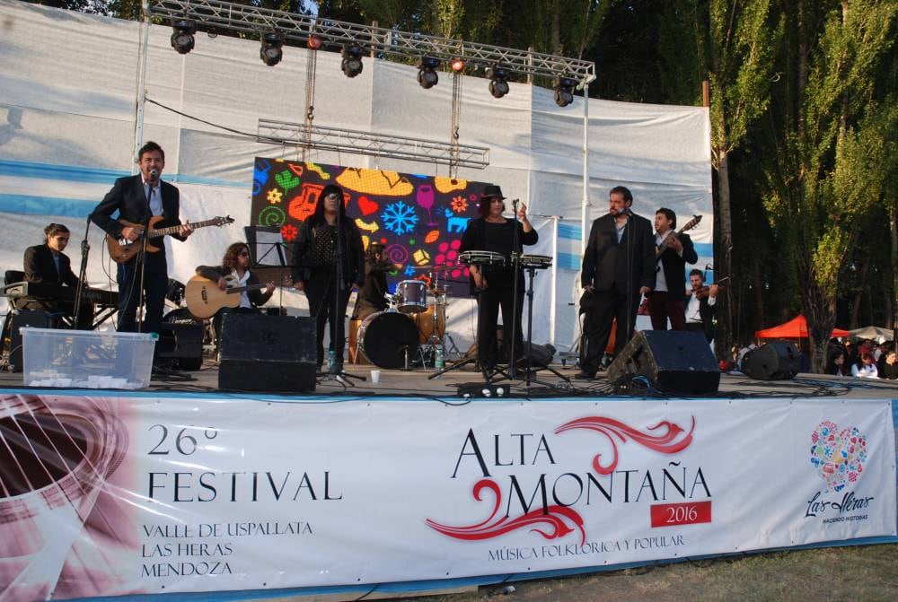 Festival Alta montaña en Uspallata, Las Heras.