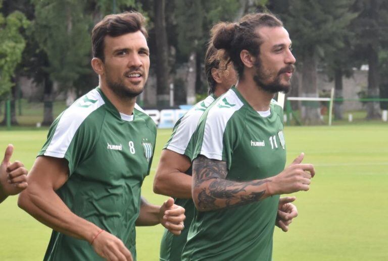 Daniel Osvaldo, en Banfield.