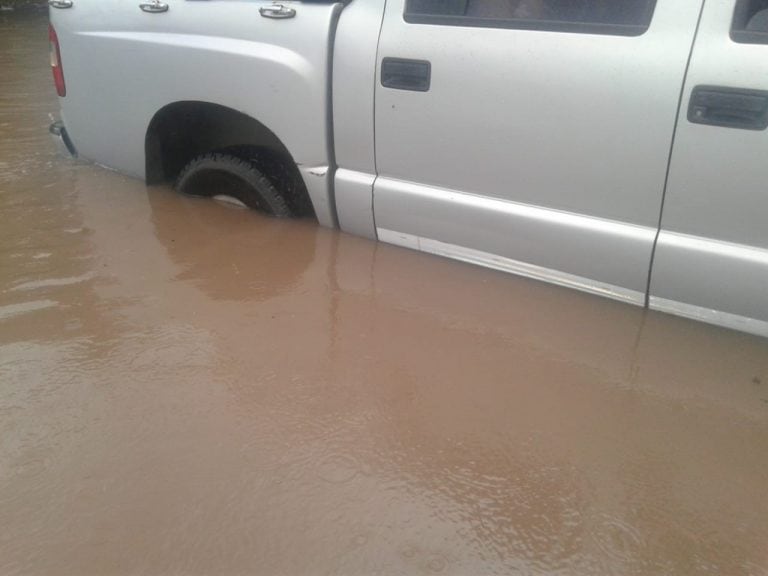 El agua no dio tregua en Pergamino. Varias zonas anegadas.