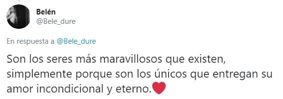 Belén sobre la historia de Benito y su hermana. (Captura de Twitter)