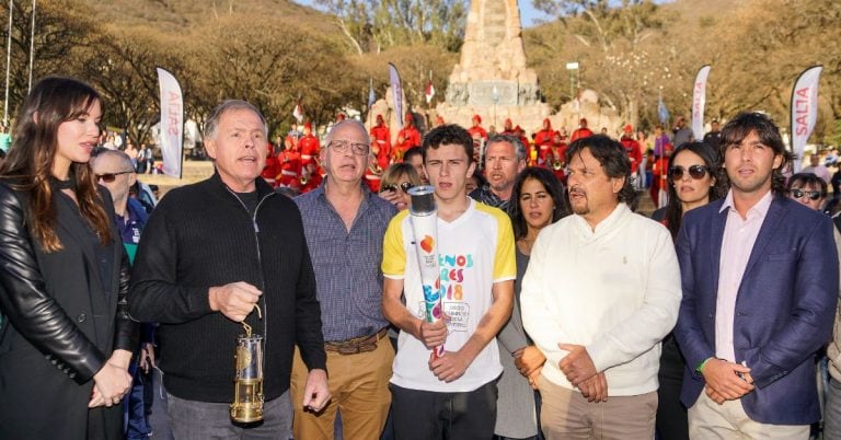 Salta, el séptimo relevo del Tour de la Antorcha (Fotos: Pablo Elías/Buenos Aires 2018).