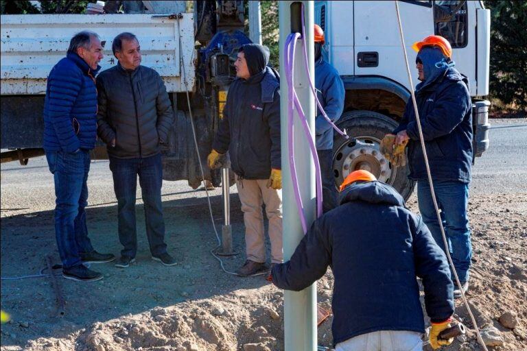 El intendente recorrió las obras