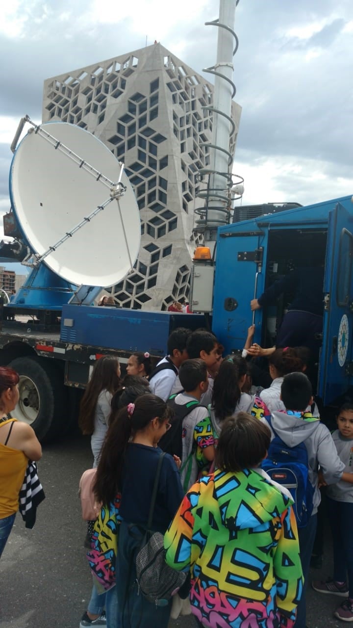 Los camiones cazatormentas en Córdoba que formarán parte del Proyecto Relámpago.