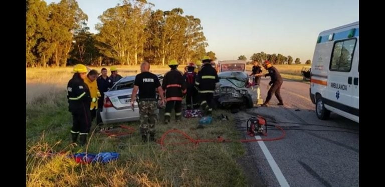 Accidente fatal en Indio Rico, Coronel Pringles