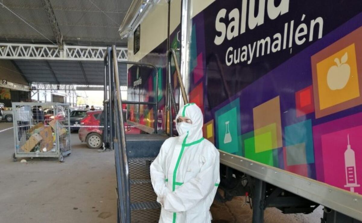 Realizan testeos masivos en la Feria de Guaymallén