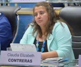 Claudia Contreras, legisladora del bloque JSRN (web).