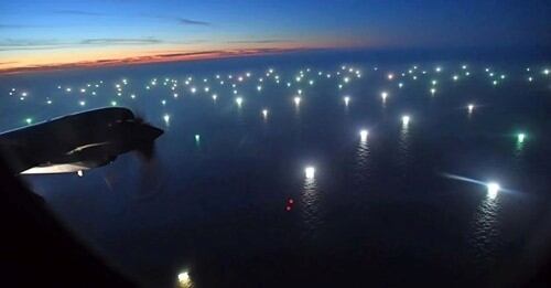 Pesca ilegal en el Mar Argentino.