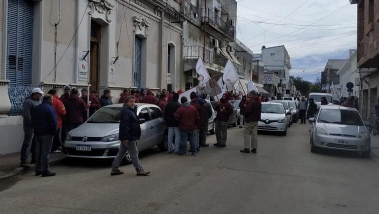 Marcha de despedidos de Unilever
Crédito: M. Obrero