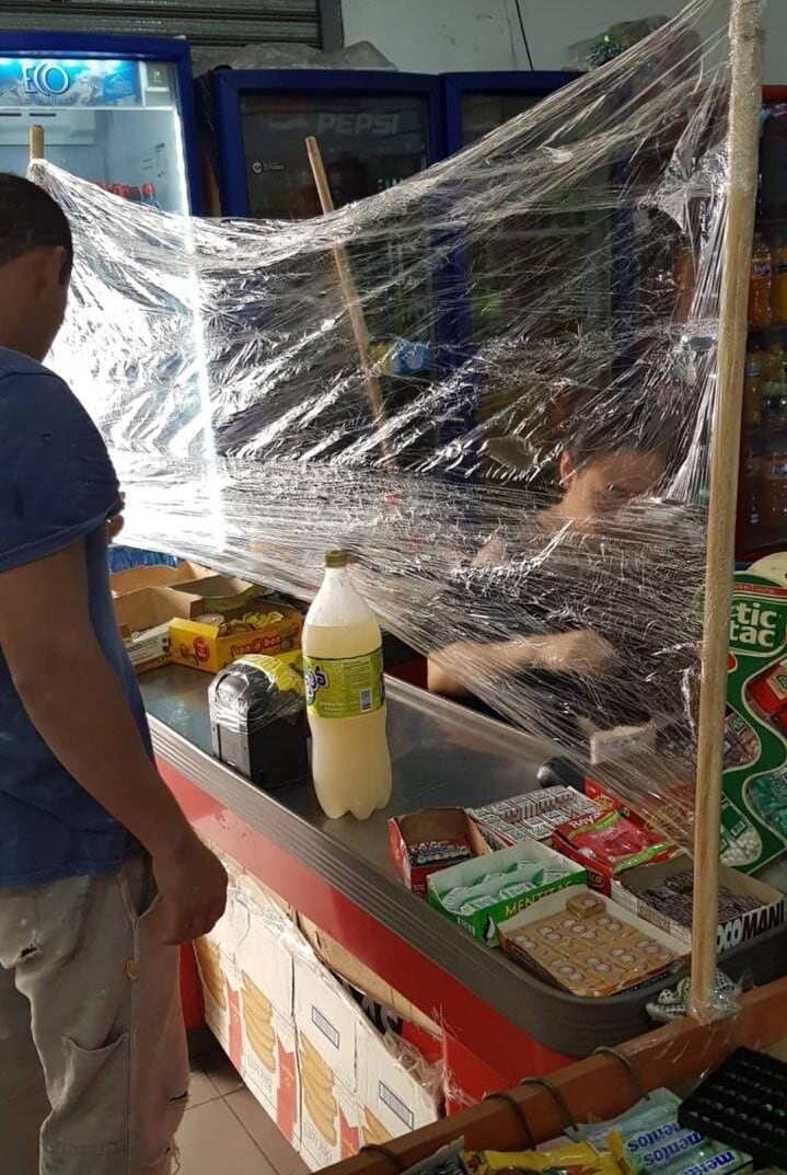 El método que utilizan en los supermercados chinos. (Twitter)